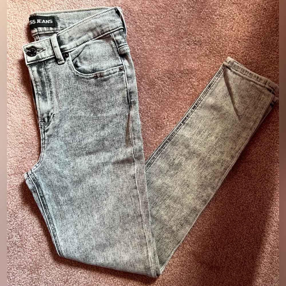 Express Woman’s High Rise Ankle Legging Denim Jeans - Picture 3 of 6